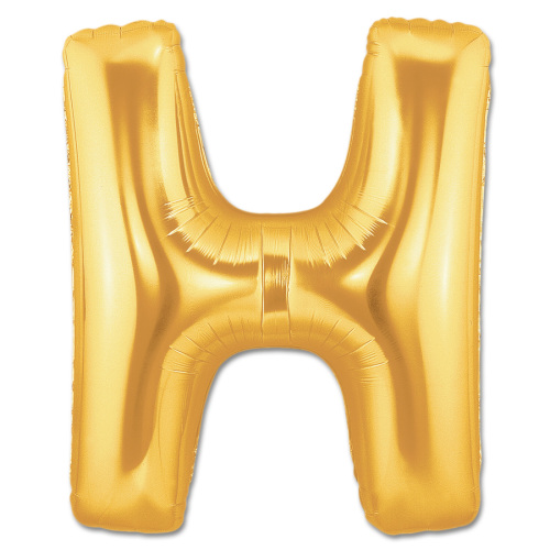 H Harfi Gold Folyo Balon 70 cm