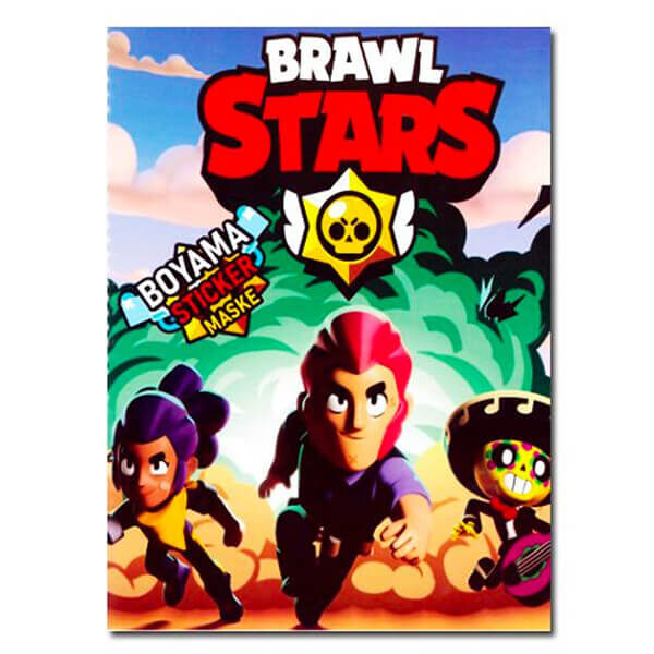 Brawl Stars Boyama Kitabı ( Sticker+maskeli)