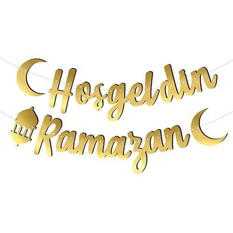Kaligrafi Banner Hoşgeldin Ramazan