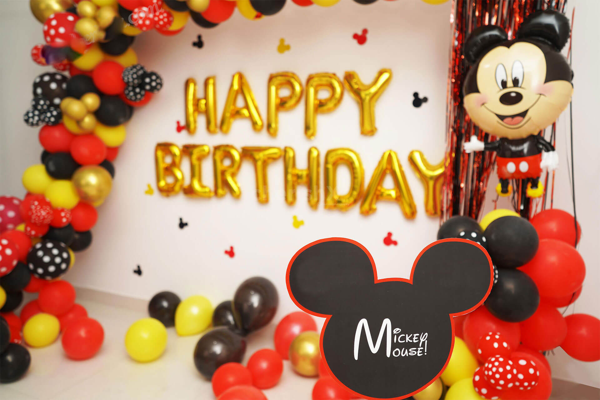 Mickey Mouse Doğum Günü Konsepti