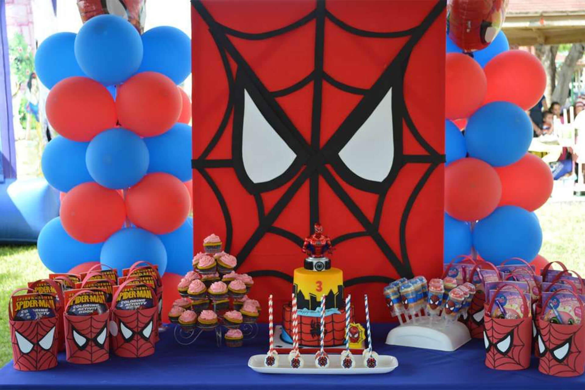 Spiderman Doğum Günü Konsepti