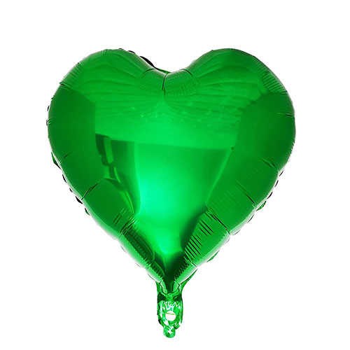 Kalp Yeşil Folyo Balon 60 cm 1 Adet