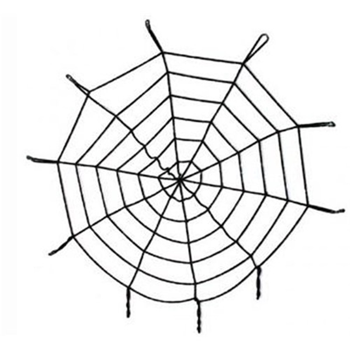 Halloween Siyah Örümcek Ağı 1.5 mt.