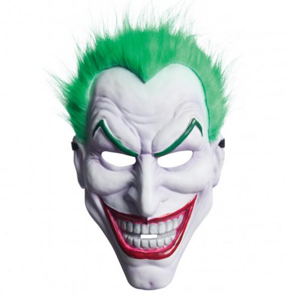 Yeşil Saçlı Plastik Killer Joker Maskesi 31*22 cm