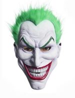 Yeşil Saçlı Plastik Killer Joker Maskesi 31*22 cm
